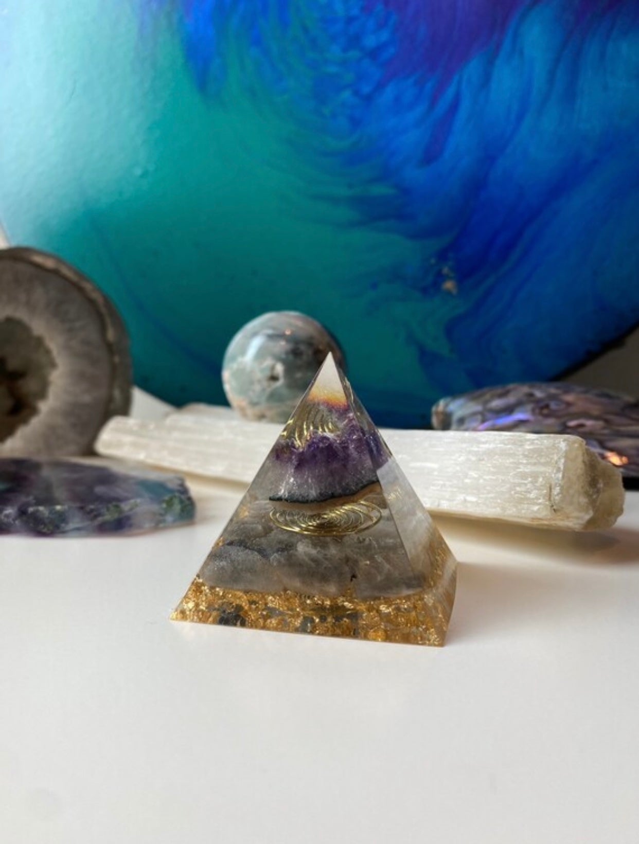 Amethyst + Labradorite